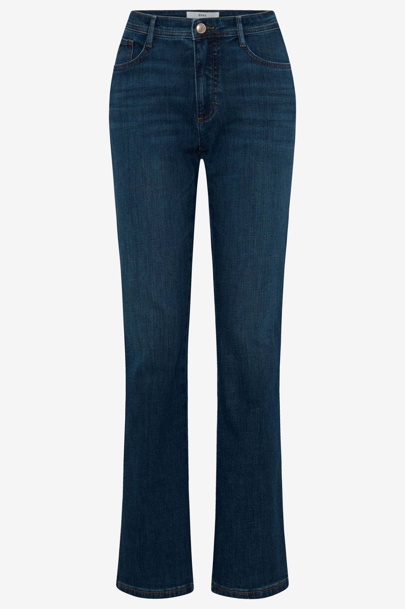 Brax Mary Regular Bootcut Jeans Used Stone Blue Short Fit 75 - 6508 24 - Dotique - Brax