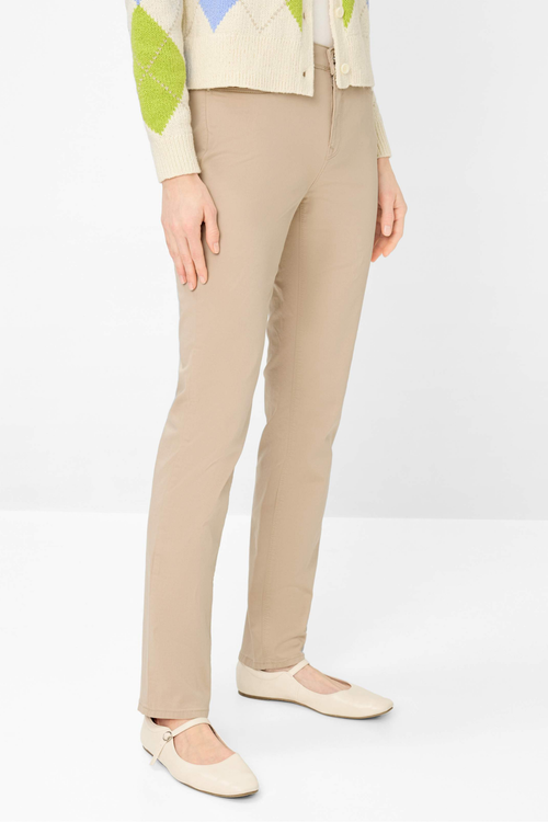 Brax Mary Straight Leg Trousers Sand 9870920 91452 56 by Brax, shop Brax at Dotique for elegant sand trousers.