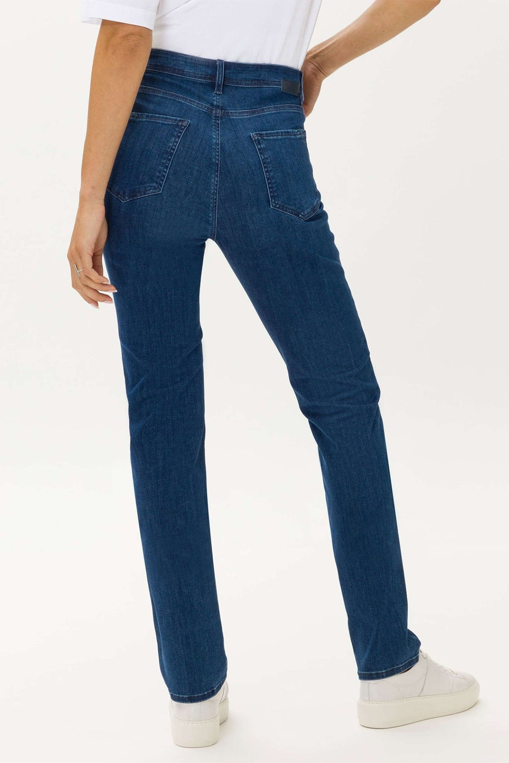 Brax Mary Used Short Length Blue Slim Fit Straight Leg Jeans 70 - 7000 25 - Dotique - Brax