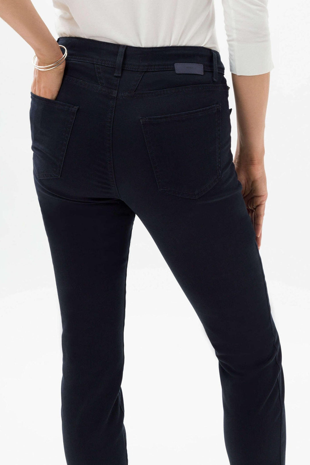 Brax Shakira 71-1707 22 Marine Dark Blue Skinny Slim Fit Jeans - Dotique Chesterfield