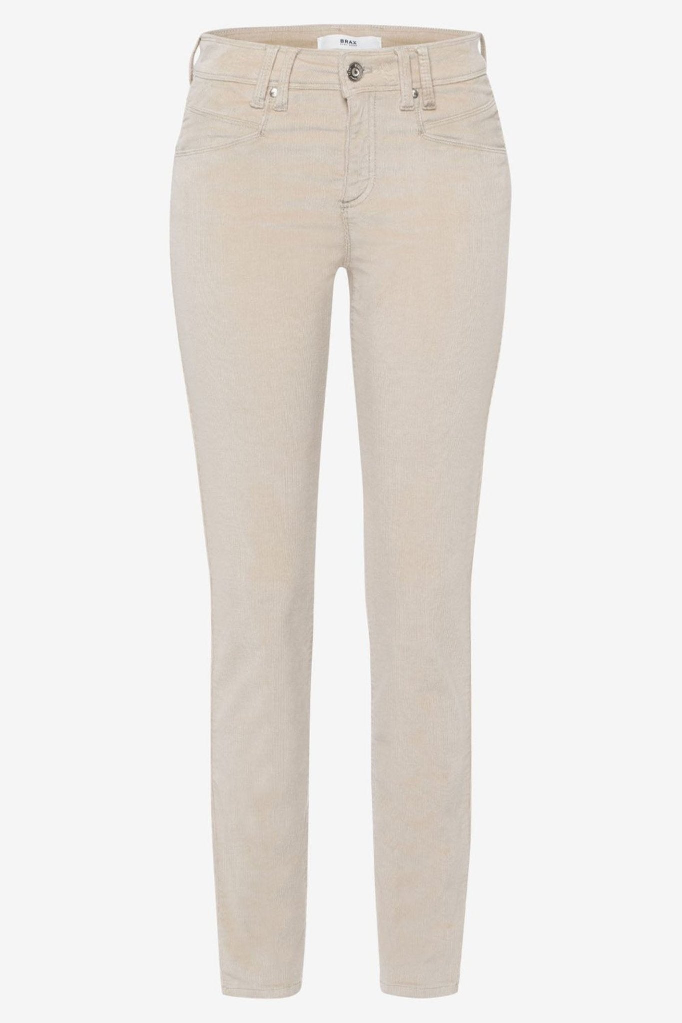 Brax Shakira 79 - 1634 57 Beige Skinny Cozy Cord Jeans - Dotique - Brax