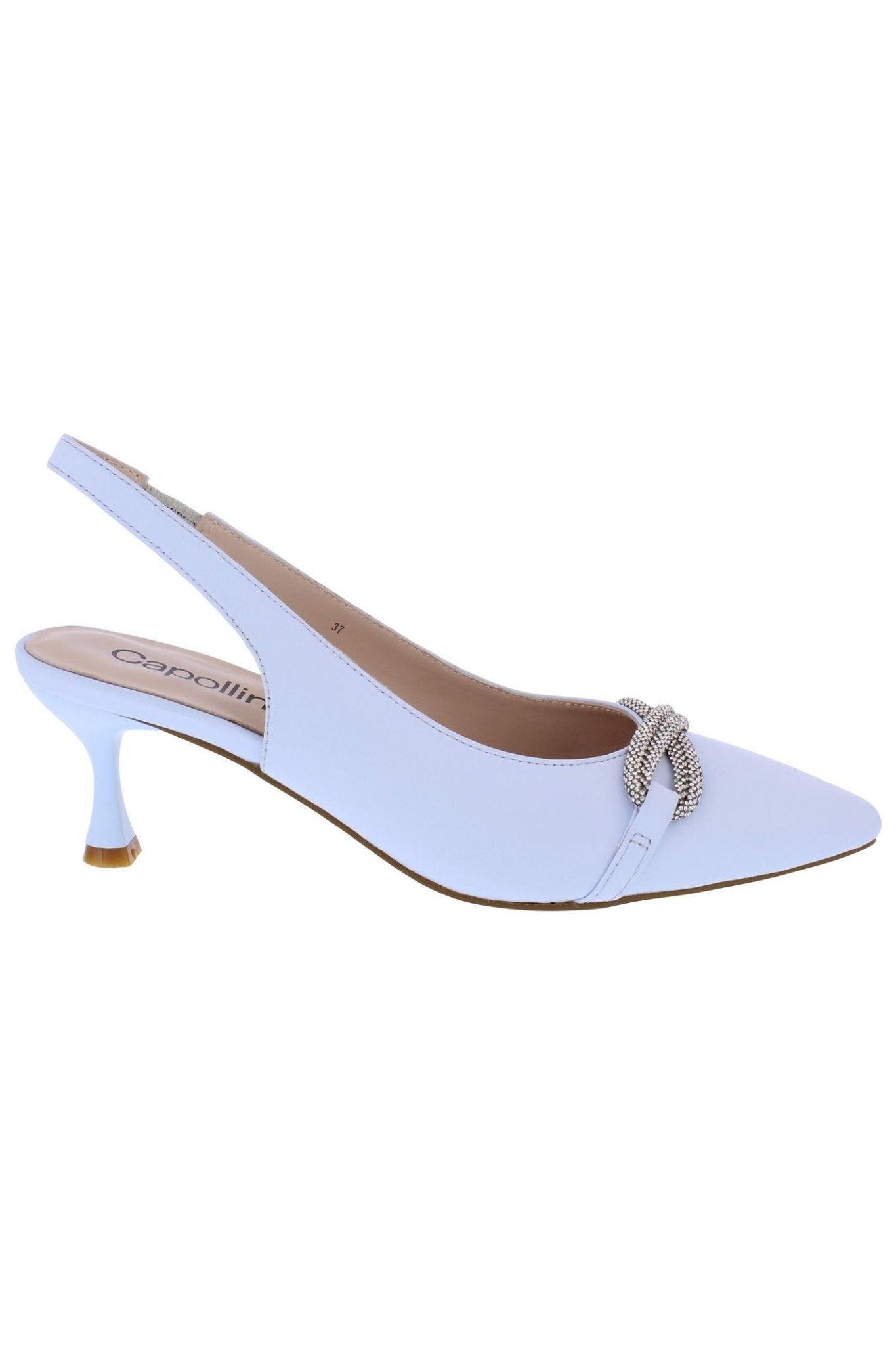 Capollini C168 Sabrina Powder Blue Sling Back Shoes - Dotique