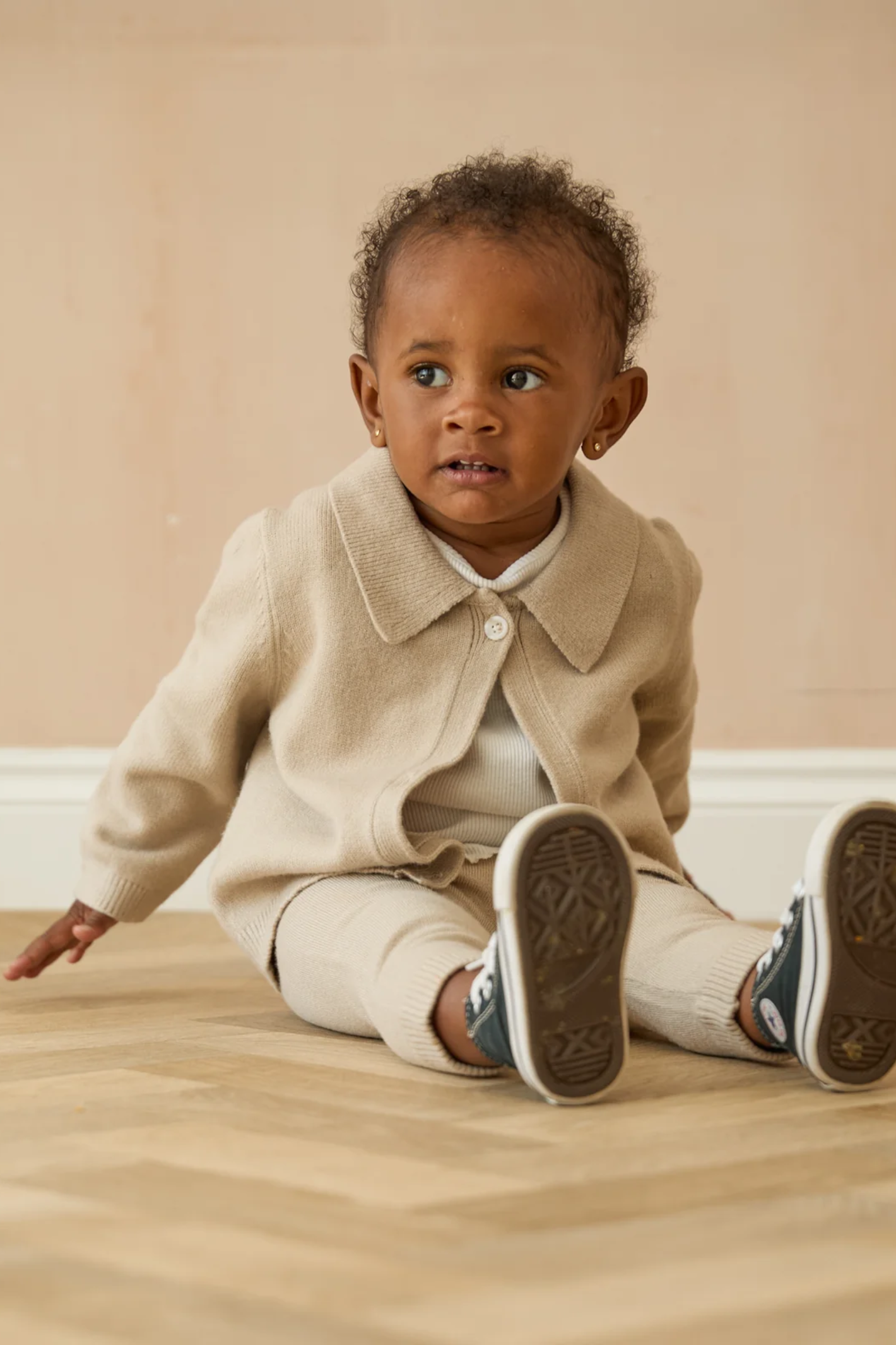 Chalk Mini Babies Bunny Set Beige