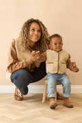 Chalk Mini Babies Lamb Gilet Oat Taupe - Dotique - Chalk