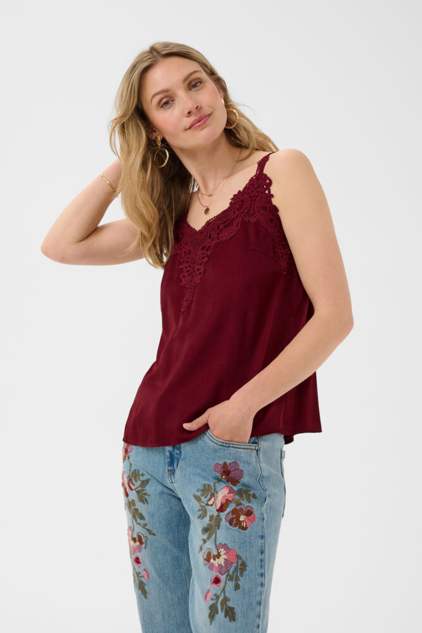 Cream 10611224 CRAnna Top Cabernet