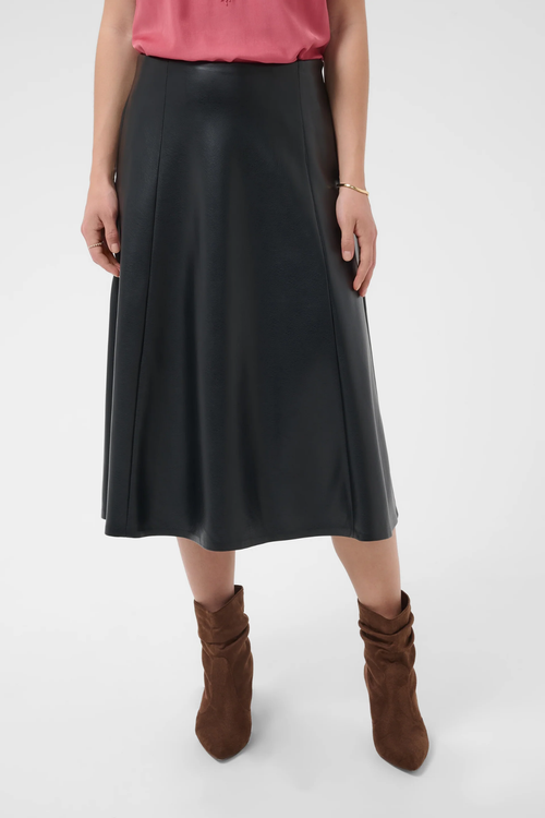 Cream 10614242 CRPaloma Skirt Pitch Black by Cream Shop Cream at Dotique