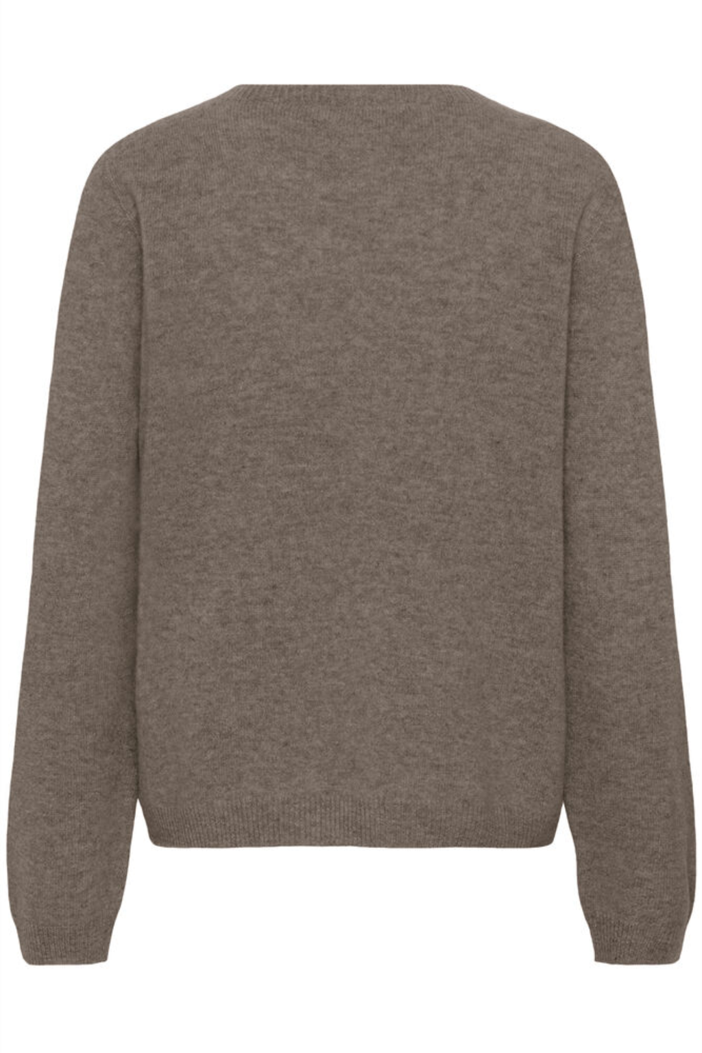 Shop the Cream CRMela Jumper in Java Melange at Dotique. A luxurious 100% wool jumper with a classic crew neck, regular fit and timeless everyday style.