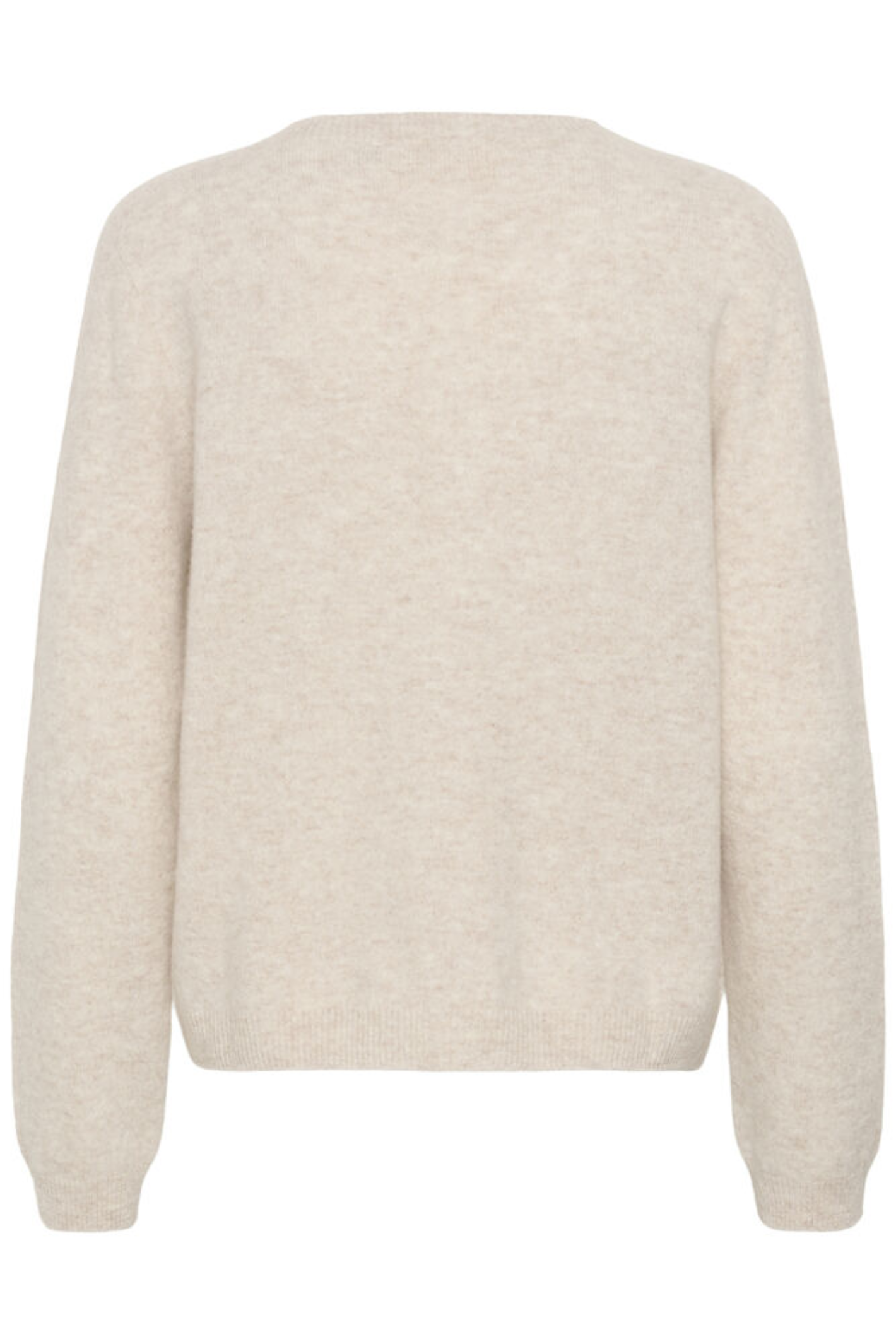 Shop the Cream CRMela Jumper in Oat Melange at Dotique. A luxurious 100% wool jumper with a classic crew neck, regular fit and timeless everyday style.