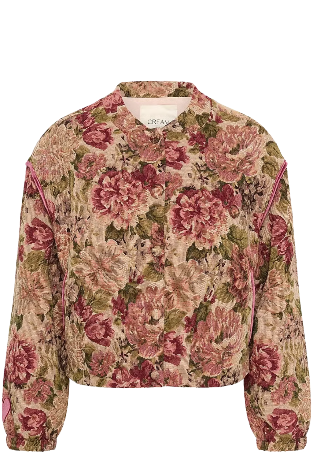 Cream 10615287 CRPetuja Jacket Vintage Rose floral jacket. Shop Cream at Dotique