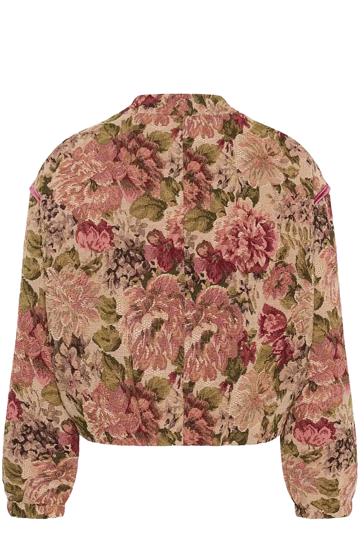 Cream 10615287 CRPetuja Jacket Vintage Rose by Cream floral back view Shop Cream at Dotique