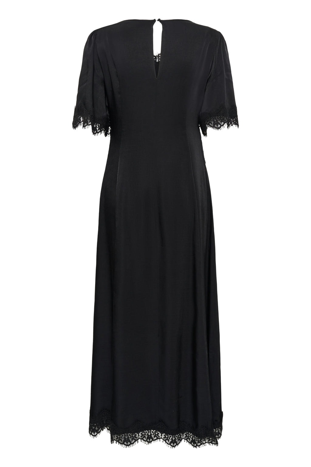 Cream 10615319 Confir Lace Maxi Dress Black