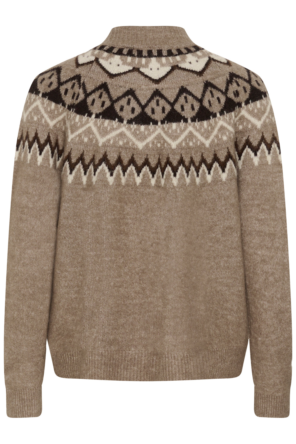 Cream 10615330 CRCherrie Pullover Brown Lentil Melange - Brown