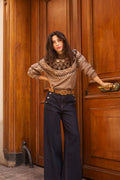 Cream 10615330 CRCherrie Pullover Brown Lentil Melange - Brown