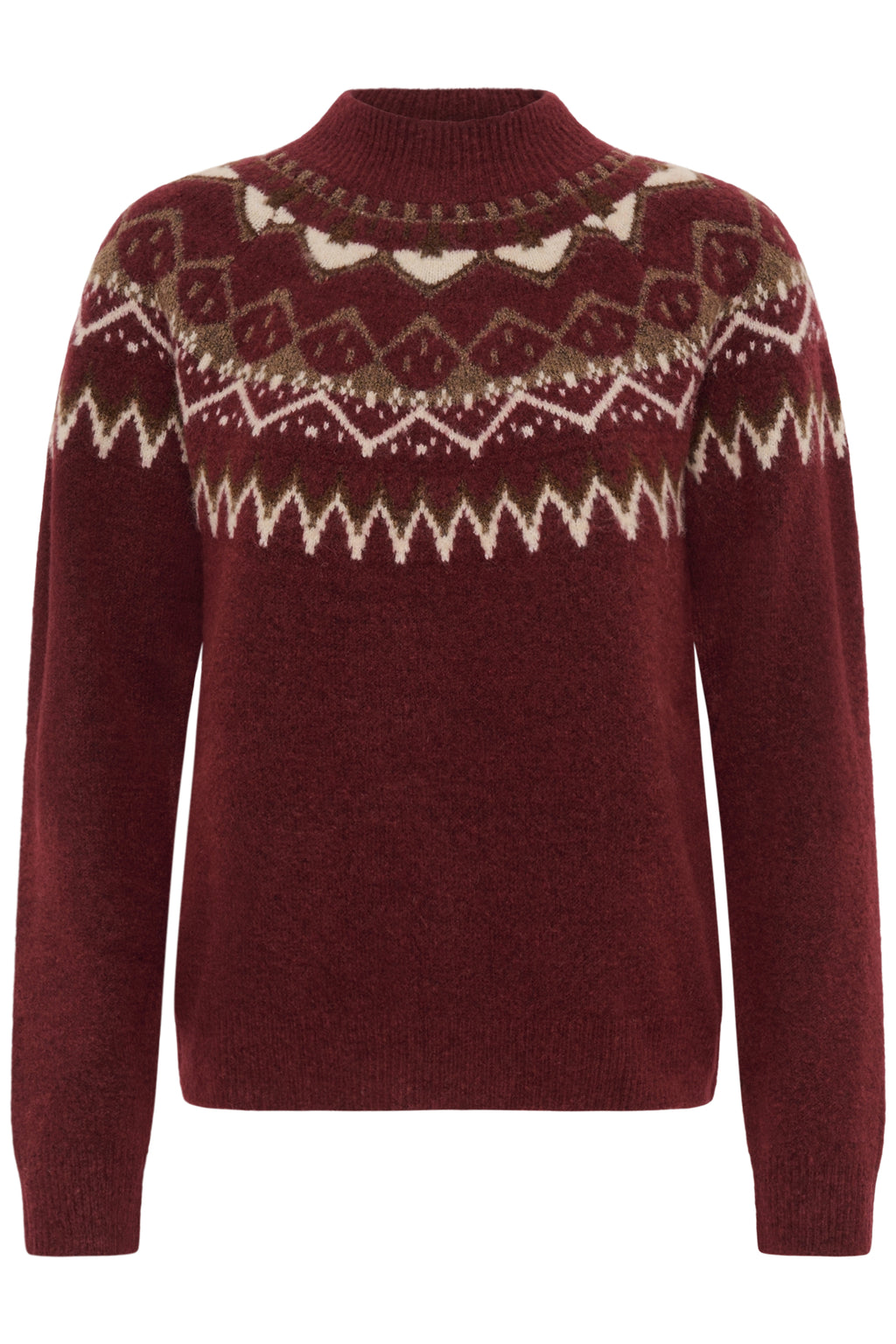 Cream 10615330 CRCherrie Pullover Cabernet Island
