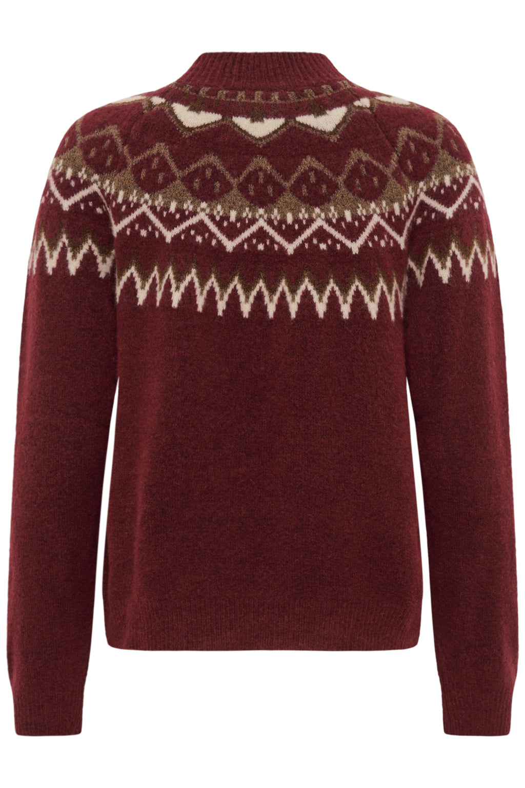 Cream 10615330 CRCherrie Pullover Cabernet Island