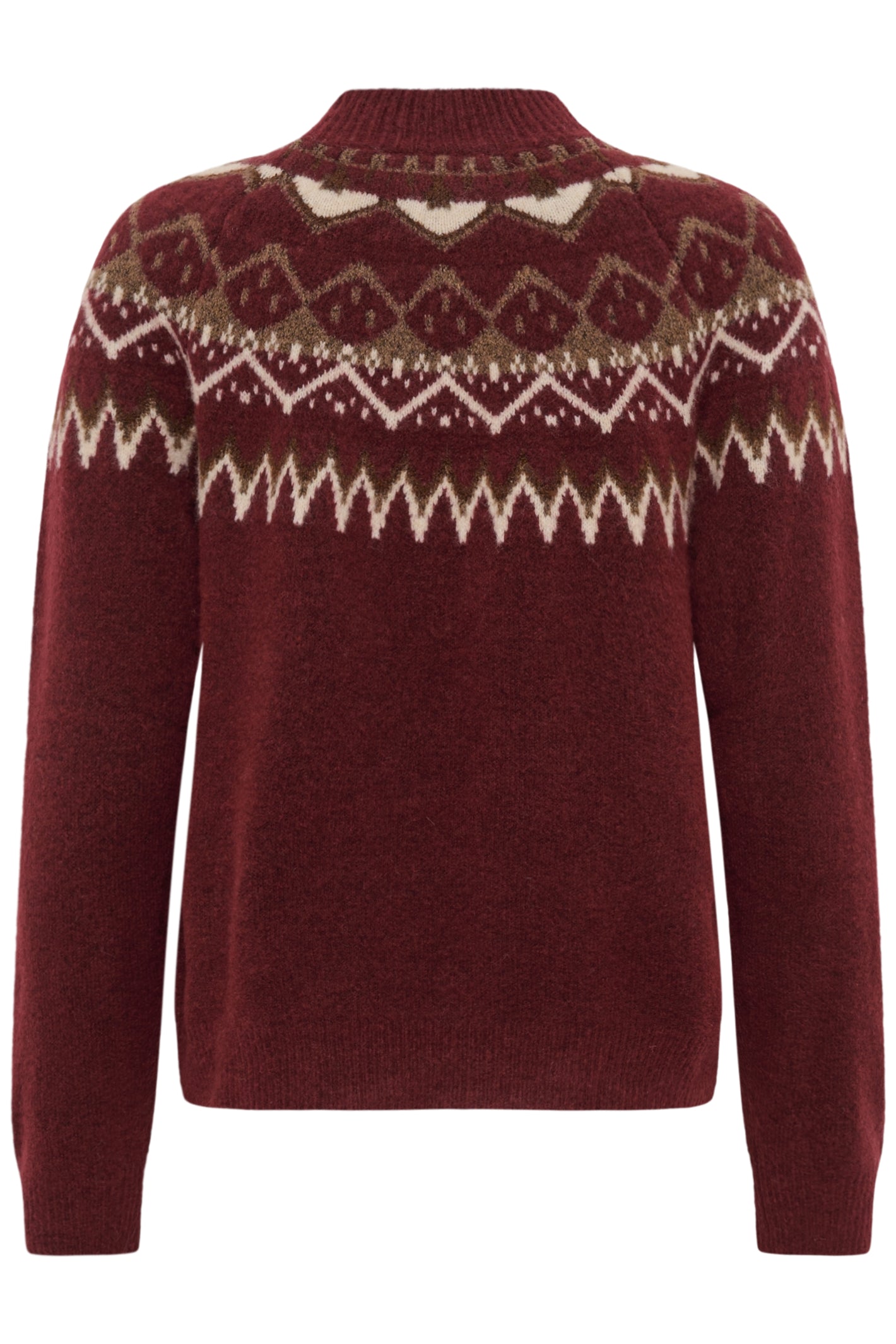 Cream 10615330 CRCherrie Pullover Cabernet Island