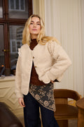 Cream 10615559 CRRana Lace Teddy Jacket – Oatmeal