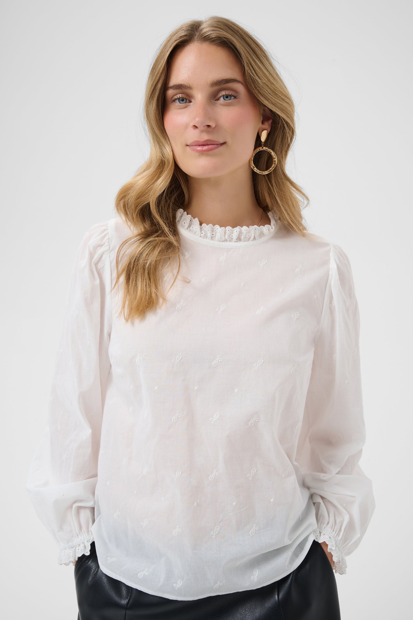 Cream 10615648 CRKalikah Blouse Snow White
