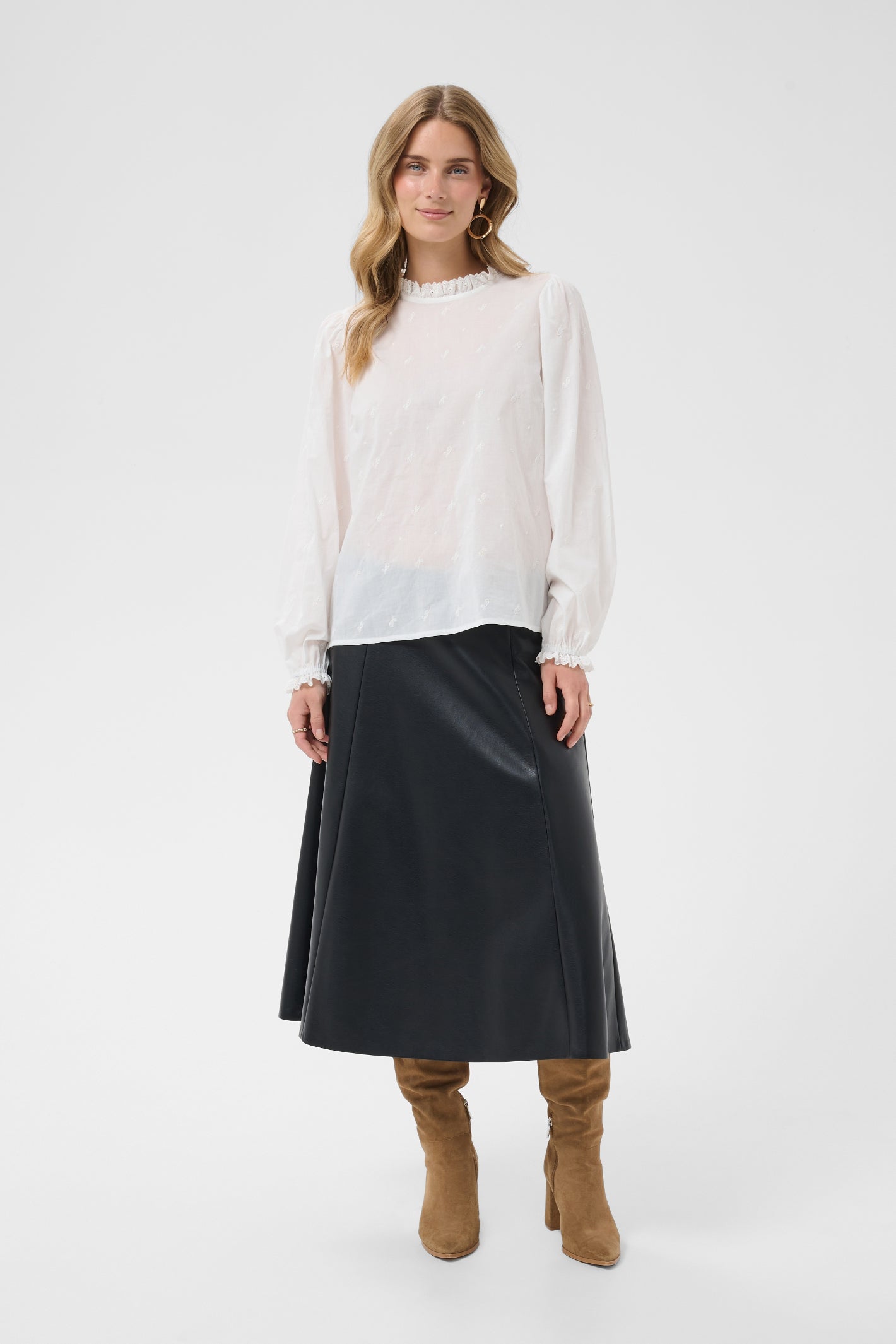 Cream 10615648 CRKalikah Blouse Snow White