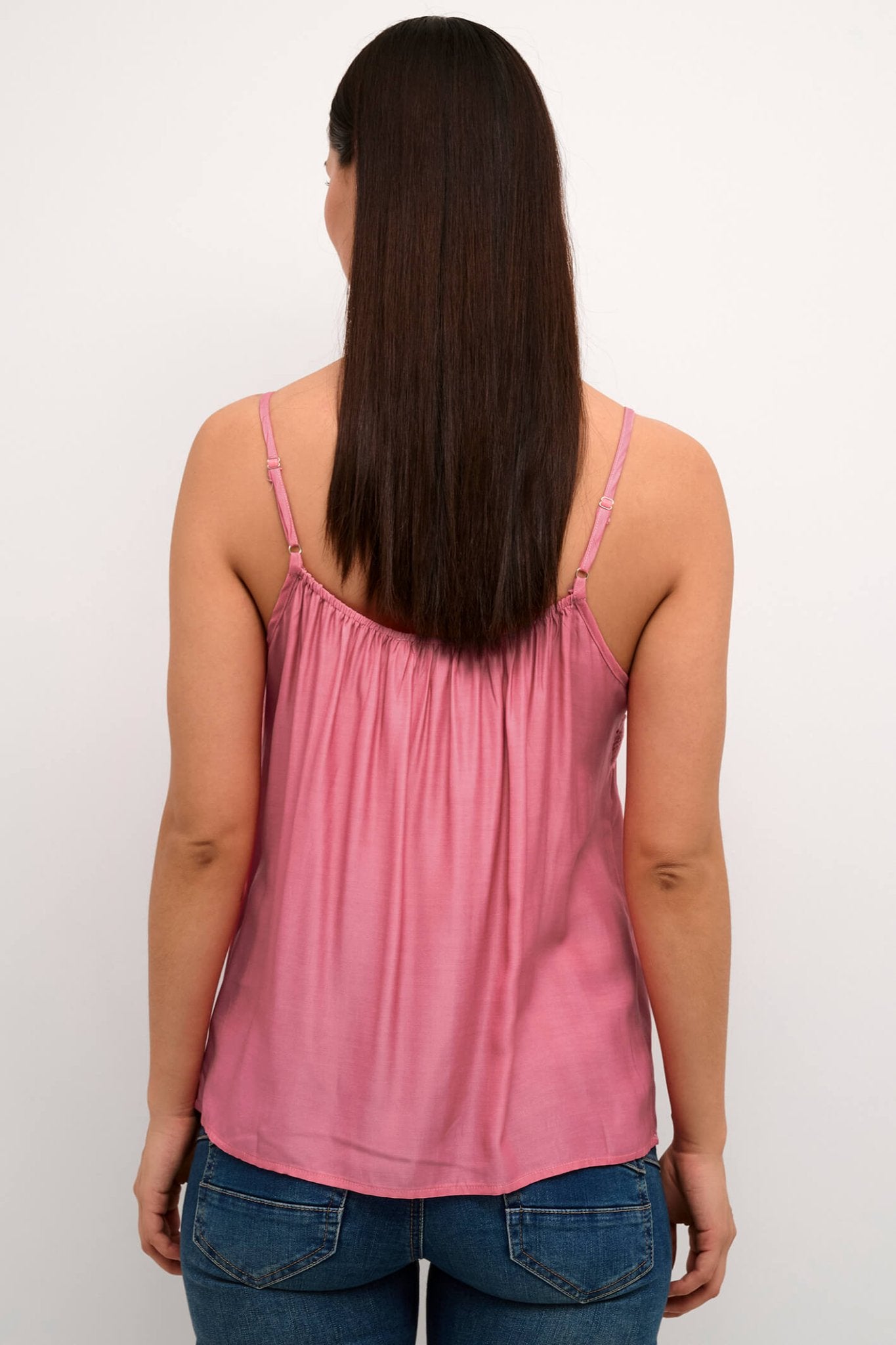 Cream CRAnna Lace Vest Top - Dotique - Cream