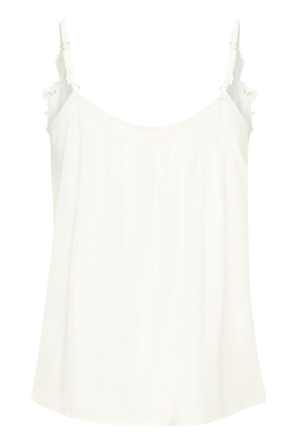 Cream CRanna snow white camisole lace top with straps dotique boutique chesterfield 1 3