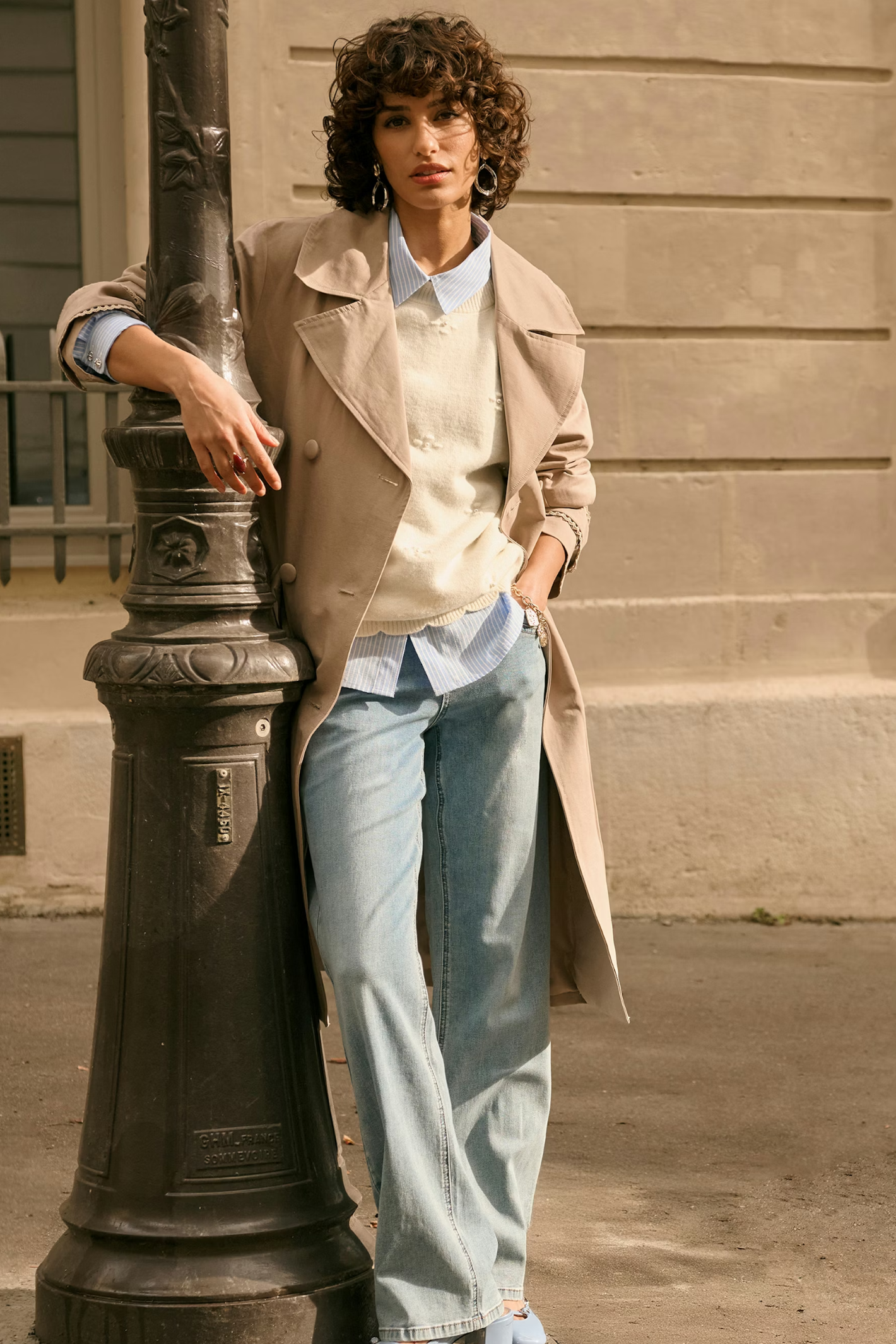 Cream CRAvie knit slipover in whisper white layered over a blouse, women’s sleeveless knit top – Dotique