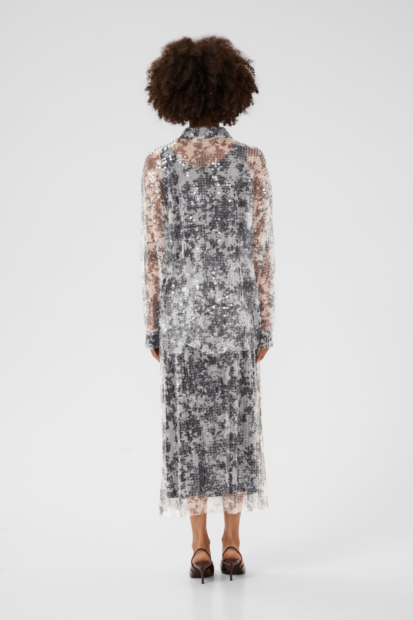 Culture 50112209 CUwilma Shirt Grey/White Mix - Dotique - Culture