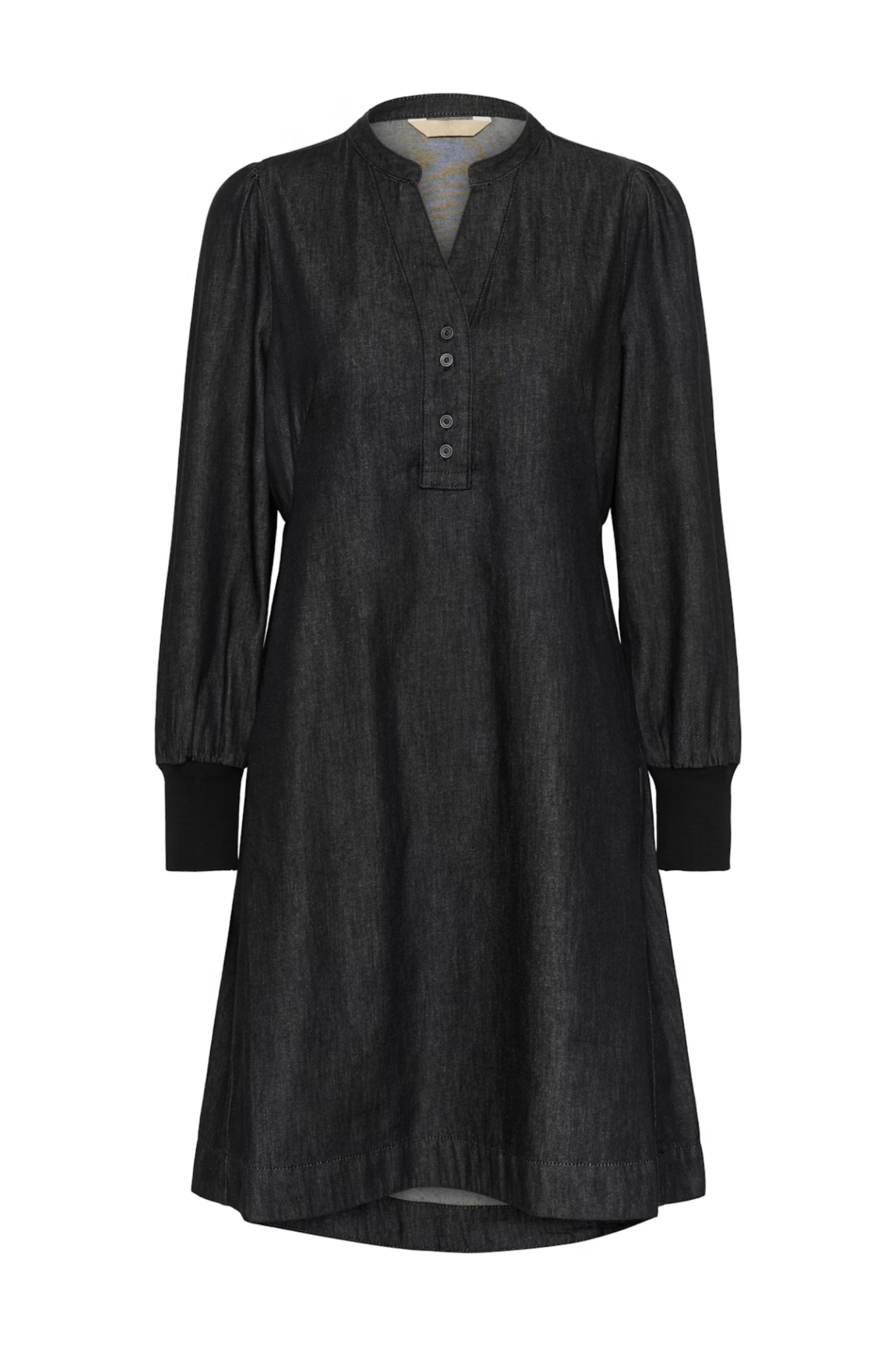 Culture 50112336 CUhilka Arpa Short Knee Length Denim Dress Rinse Wash - Dotique - Culture