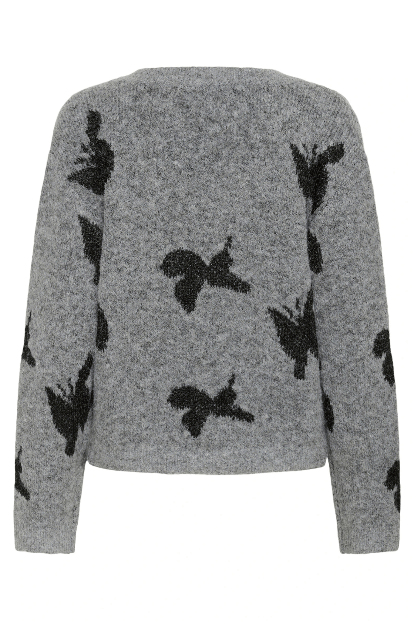 Culture 50112347CUfreya Pullover Mid Grey/Black Melange - Dotique - Culture