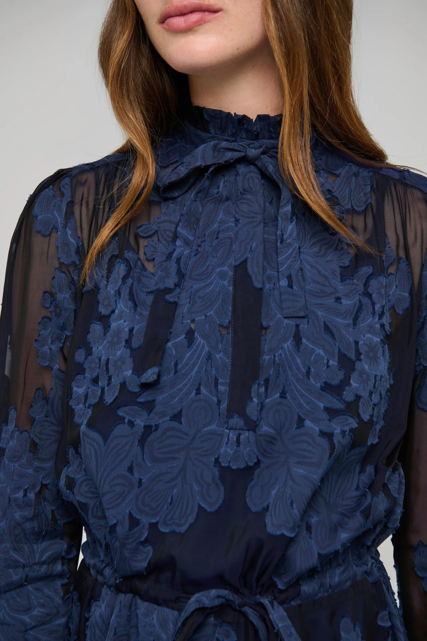 Shop the Dea Kudibal LyciaDEA NS Dress in Flora Imperial at Dotique. A silk-blend floral maxi dress with frill details, matching belt and slip.