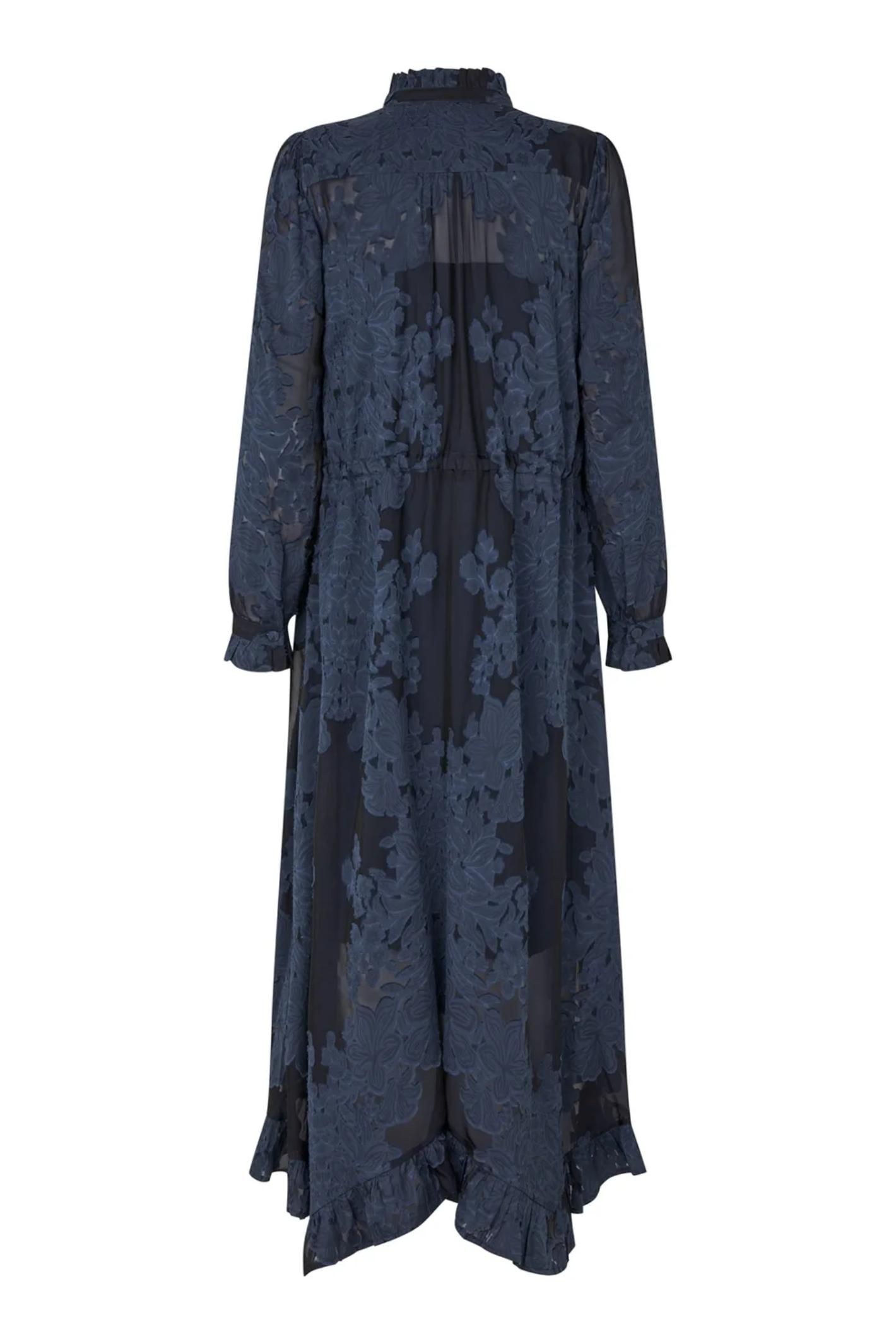 Shop the Dea Kudibal LyciaDEA NS Dress in Flora Imperial at Dotique. A silk-blend floral maxi dress with frill details, matching belt and slip.
