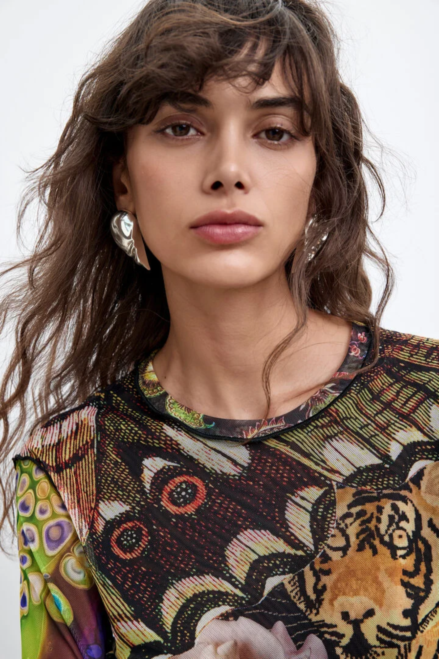 Desigual x M. Christian Lacroix Printed Long Sleeve Top – Multicolour