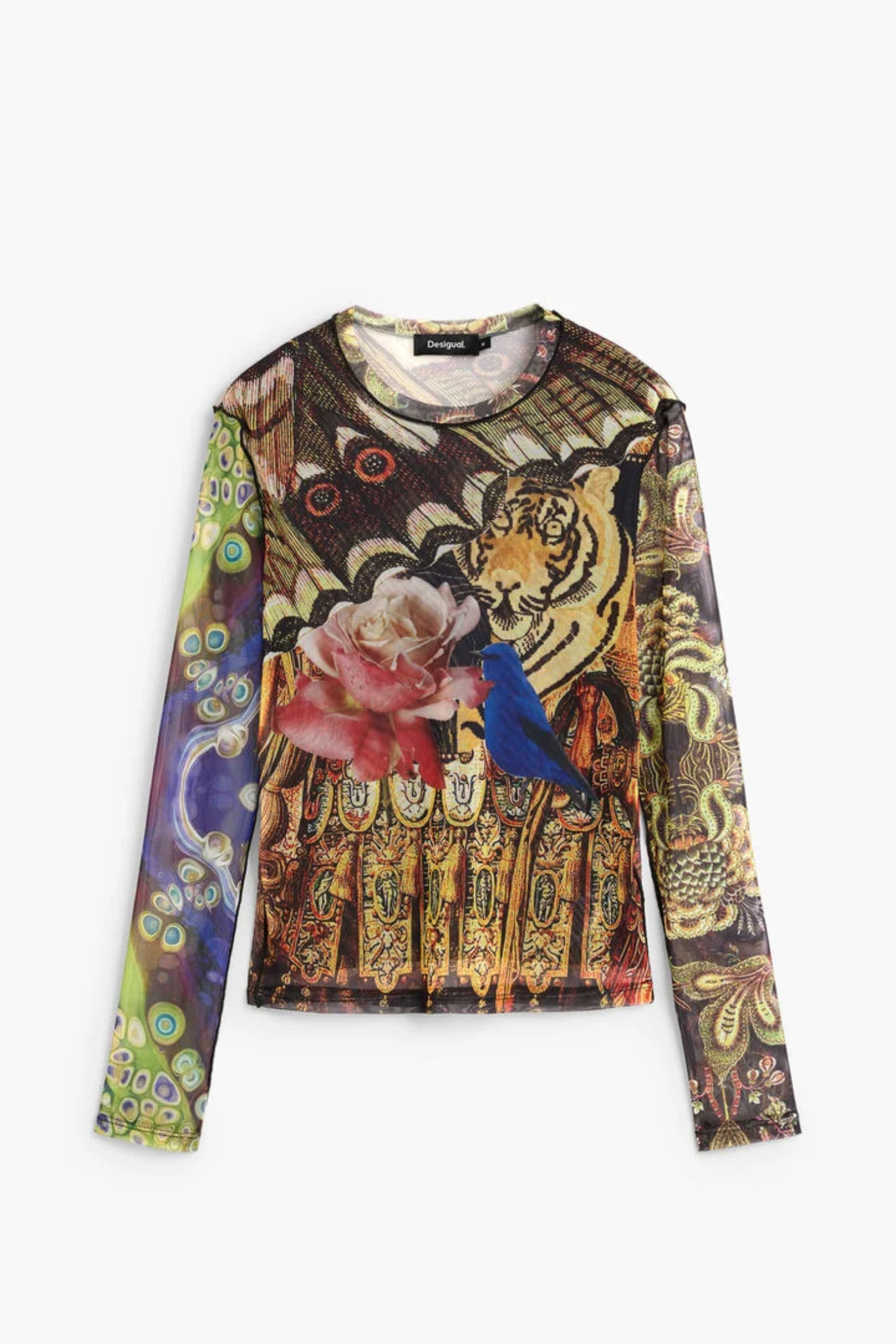 Desigual x M. Christian Lacroix Printed Long Sleeve Top – Multicolour
