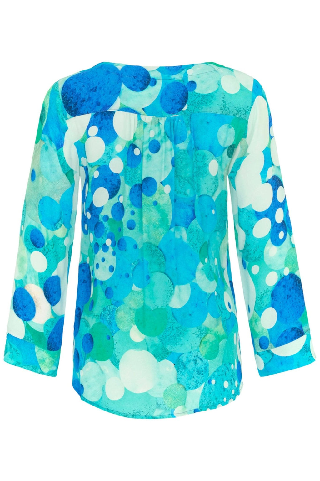 Dolcezza 24622 Turquoise Blue Big Angel Fish Mosaic Top - Dotique Chesterfield