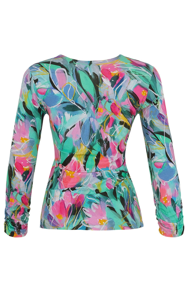  dolcezza-25663-pure-joy-by-natasha-eveleigh-v-neck-sleeved-print-top