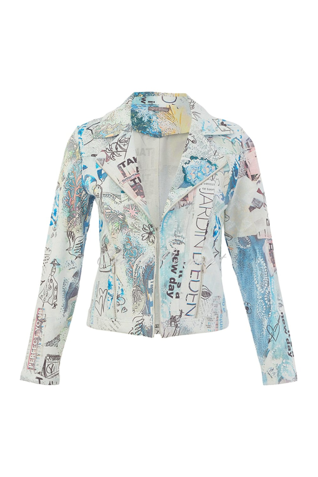 Dolcezza 26735 Majella Le Blanc Print Jacket