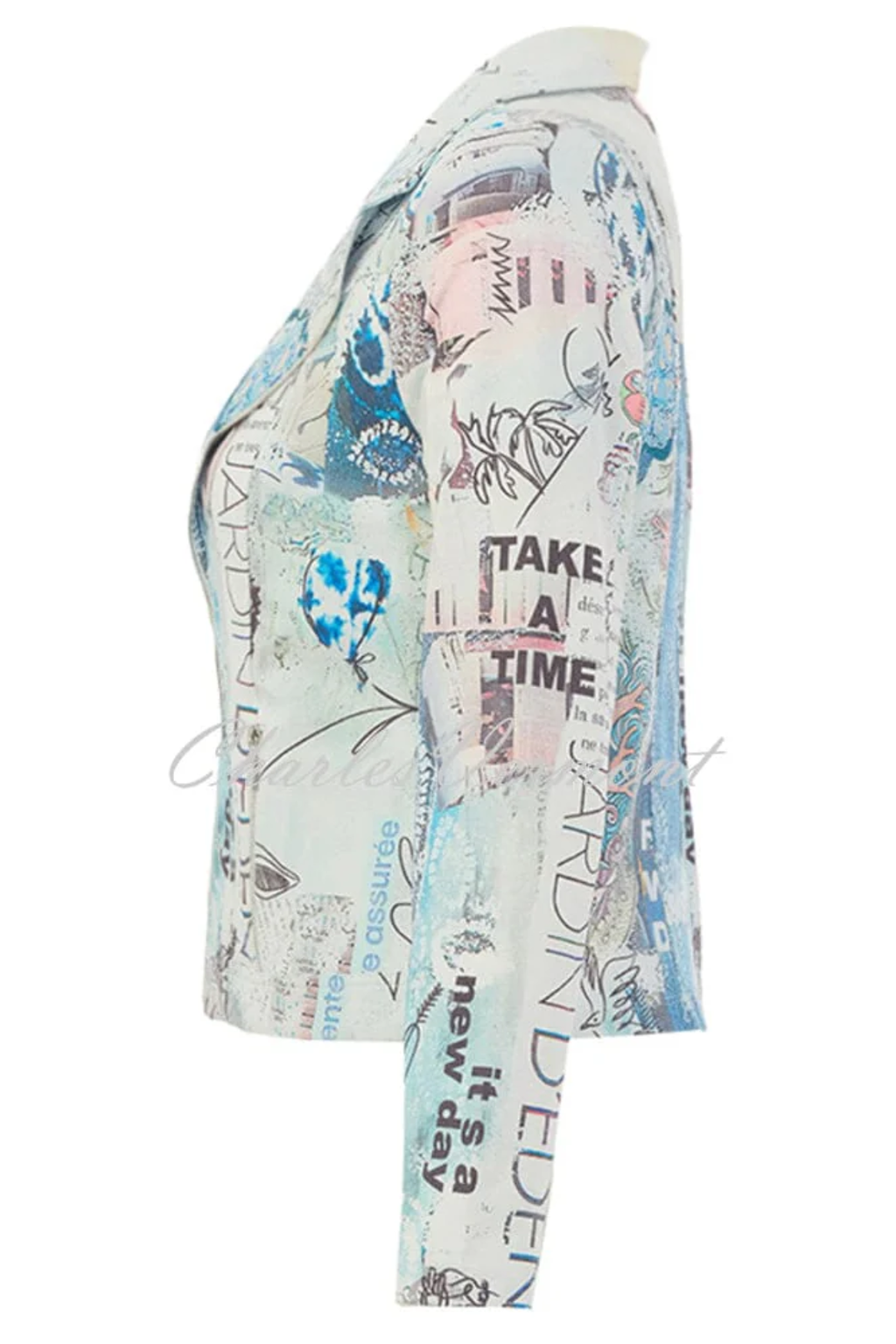 Dolcezza 26735 Majella Le Blanc Print Jacket