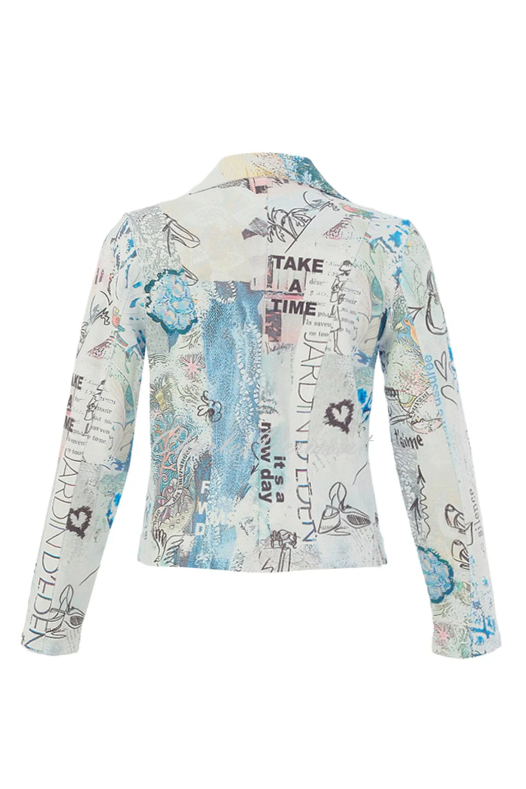 Dolcezza 26735 Majella Le Blanc Print Jacket
