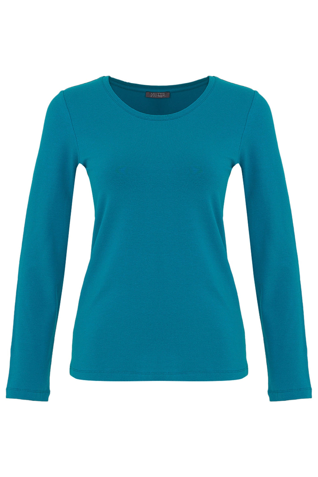 Dolcezza 74500 Teal Blue Long Sleeve T-Shirt Top - Dotique