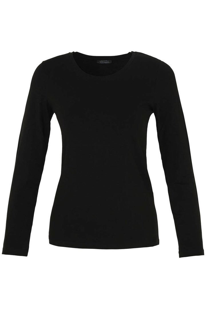 Dolcezza 745000 Black Long Sleeve T-Shirt Top - Dotique