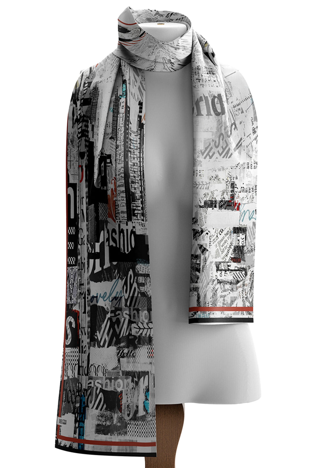 Dolcezza 74907 Scarf City Life Print - Dolcezza