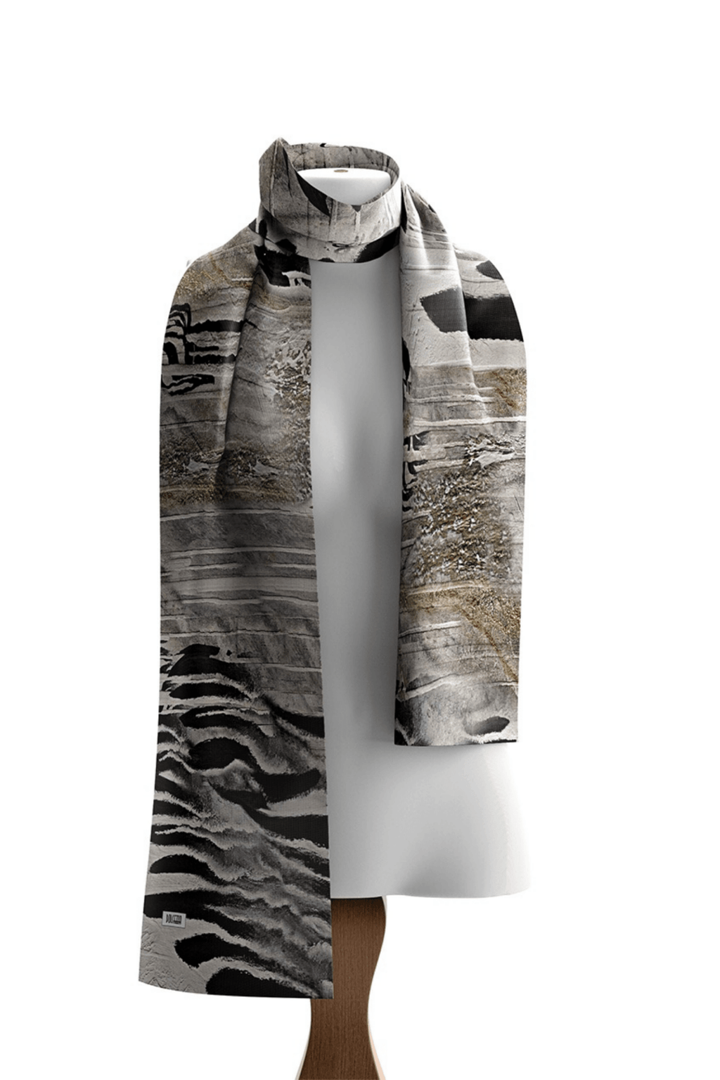 Dolcezza 75908 Animal Print Neutral Viscose Scarf - Dotique - Dolcezza