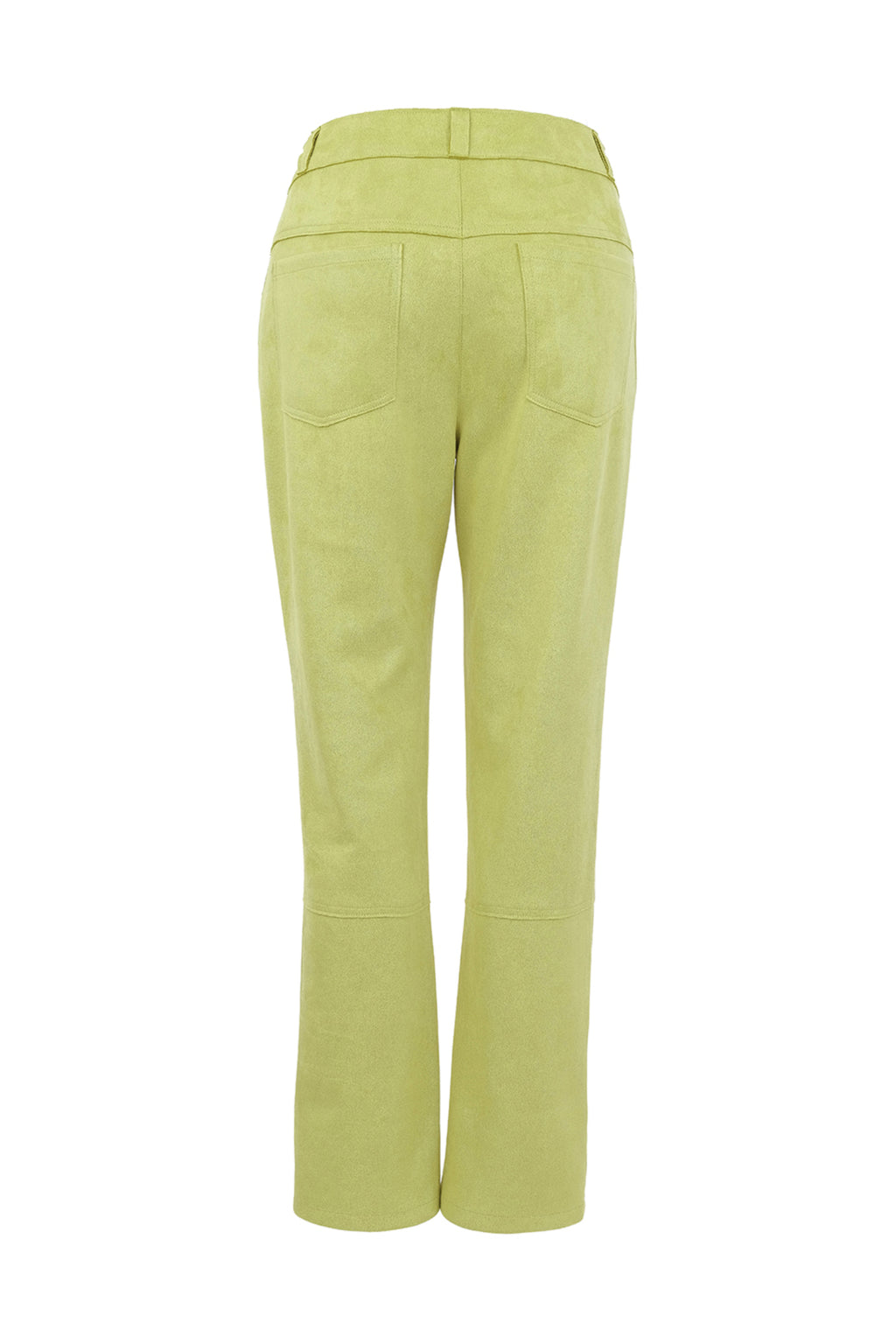 Dotique Dolcezza 76251 woven trousers in lime with a flattering straight-leg silhouette and soft stretch fabric. Shop Dolcezza at Dotique.