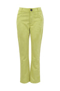 Dotique Dolcezza 76251 woven trousers in lime with a flattering straight-leg silhouette and soft stretch fabric. Shop Dolcezza at Dotique.