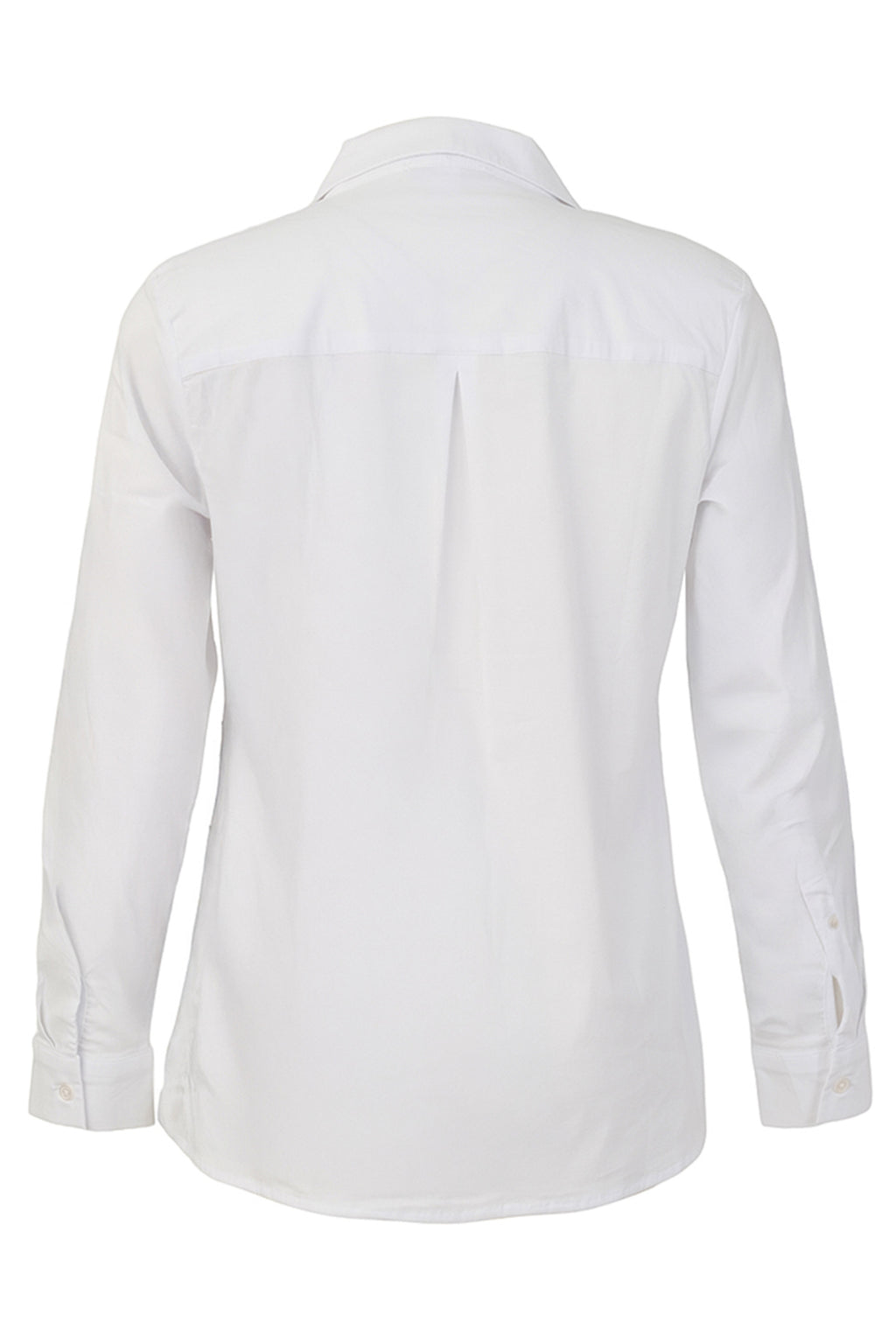 Dotique Dolcezza 76265 woven blouse in assorted architectural print with a shirt collar and button-through front.