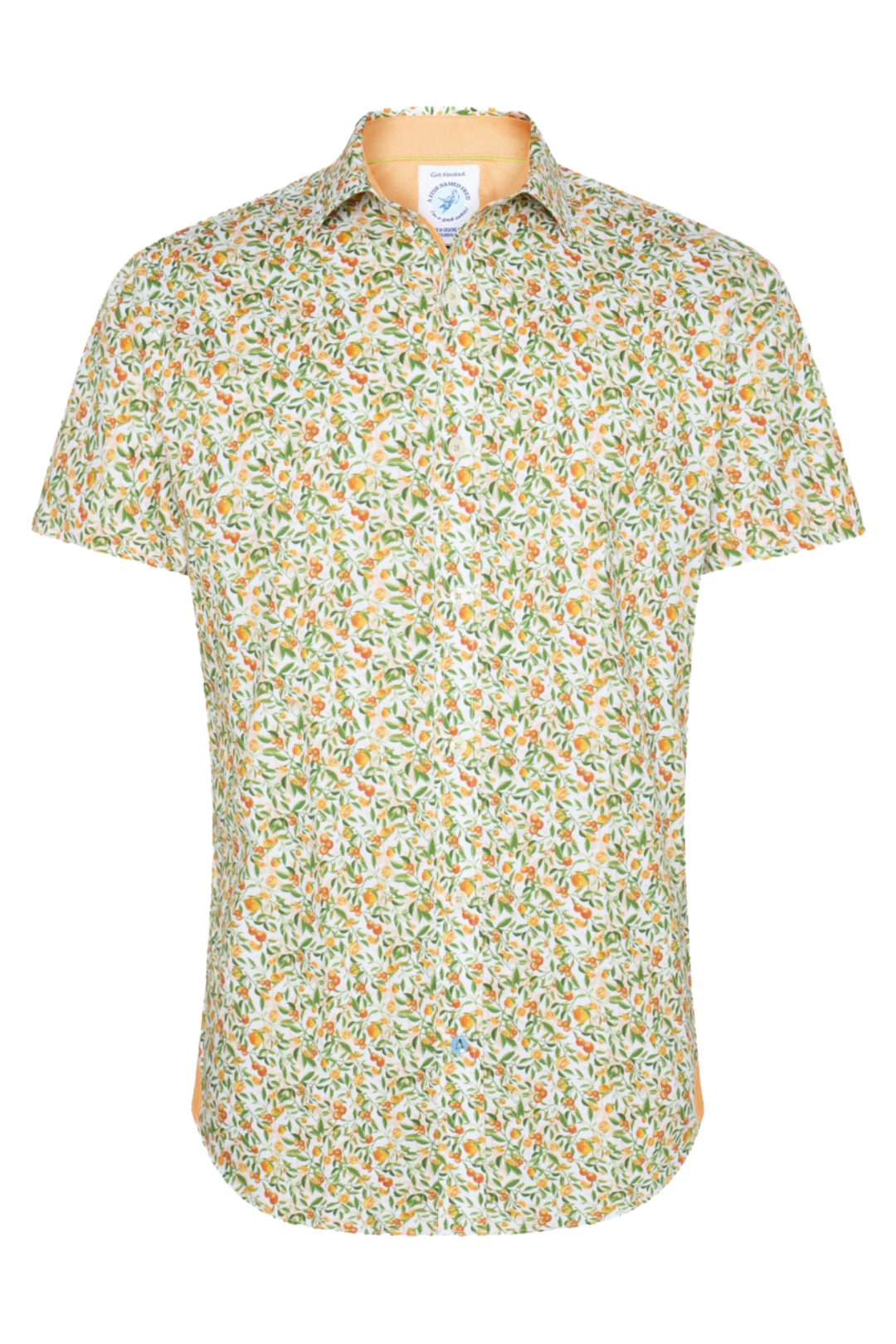 A Fish Named Fred 31.053 Short Sleeve Men's Shirt Citrus - Light Green