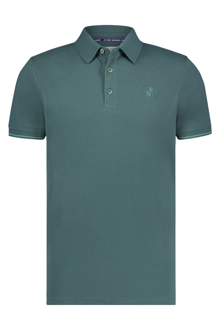 A Fish Named Fred Men's Polo Shirt Forest Green 99.3001