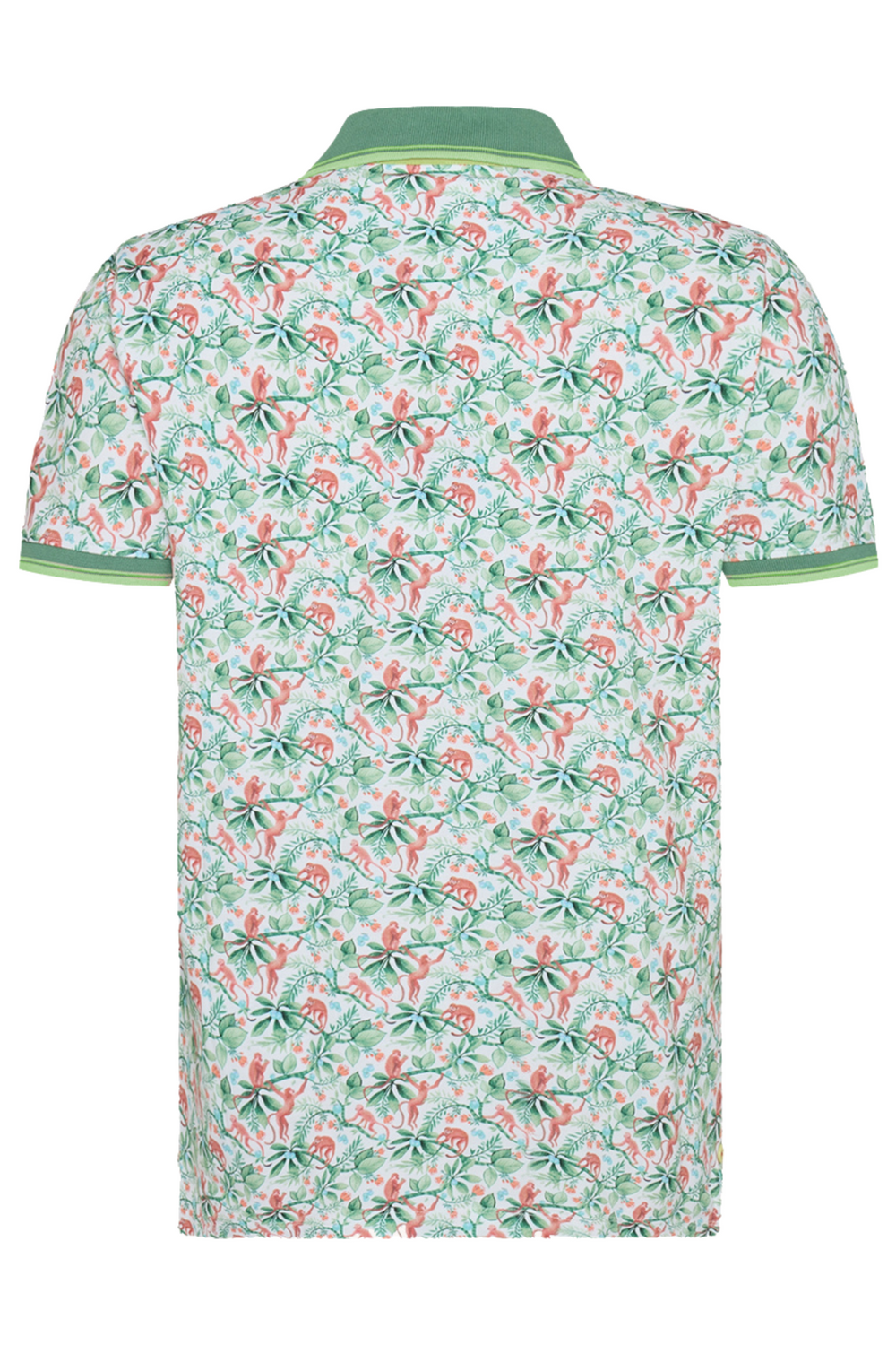 A Fish Named Fred Men's Polo Shirt 31.302 Light Green Monkey