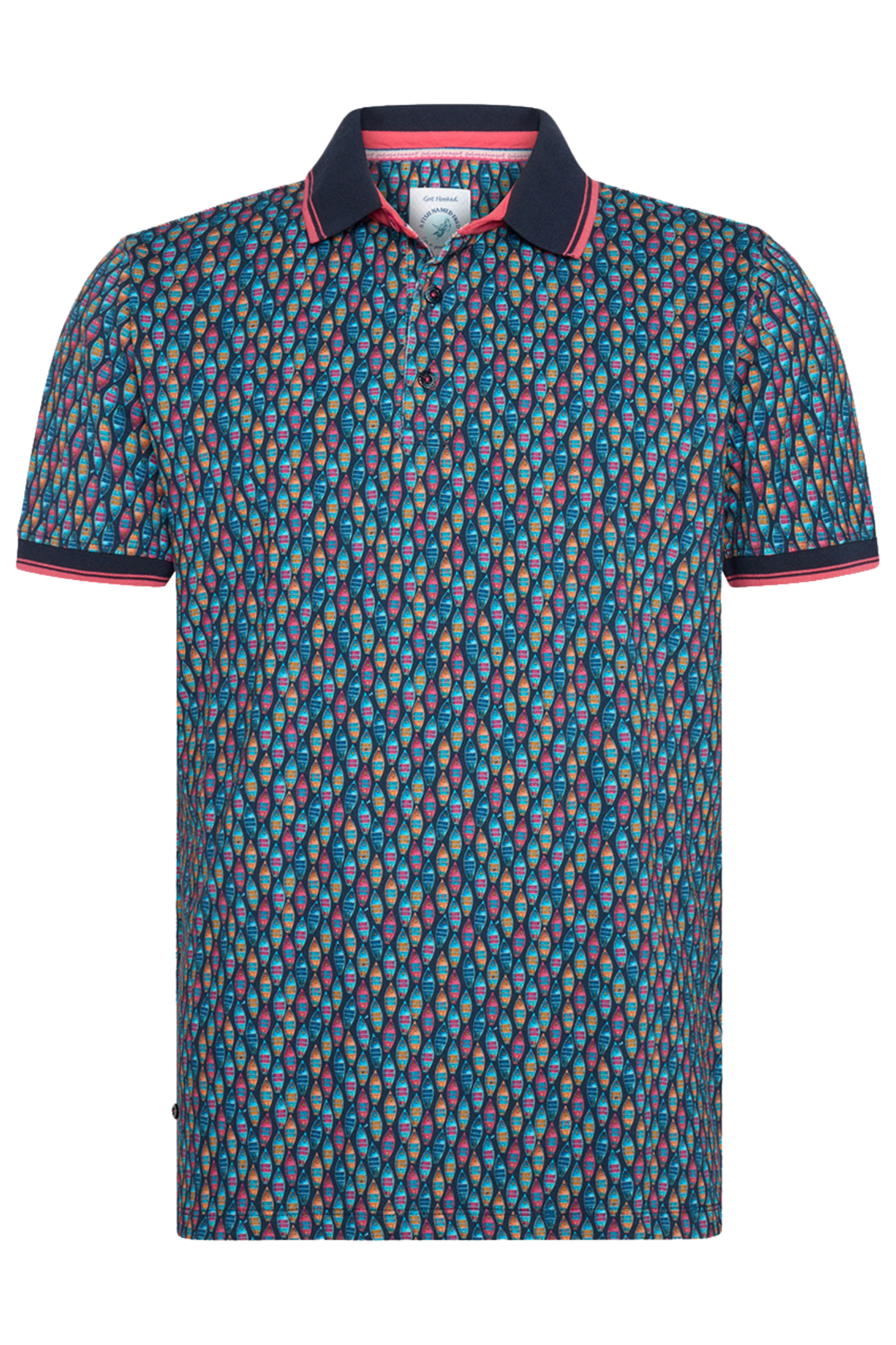A Fish Named Fred Men's Polo Shirt 31.307 Navy Boats