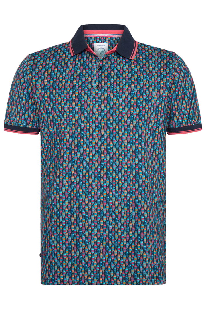 A Fish Named Fred Men's Polo Shirt 31.307 Navy Boats